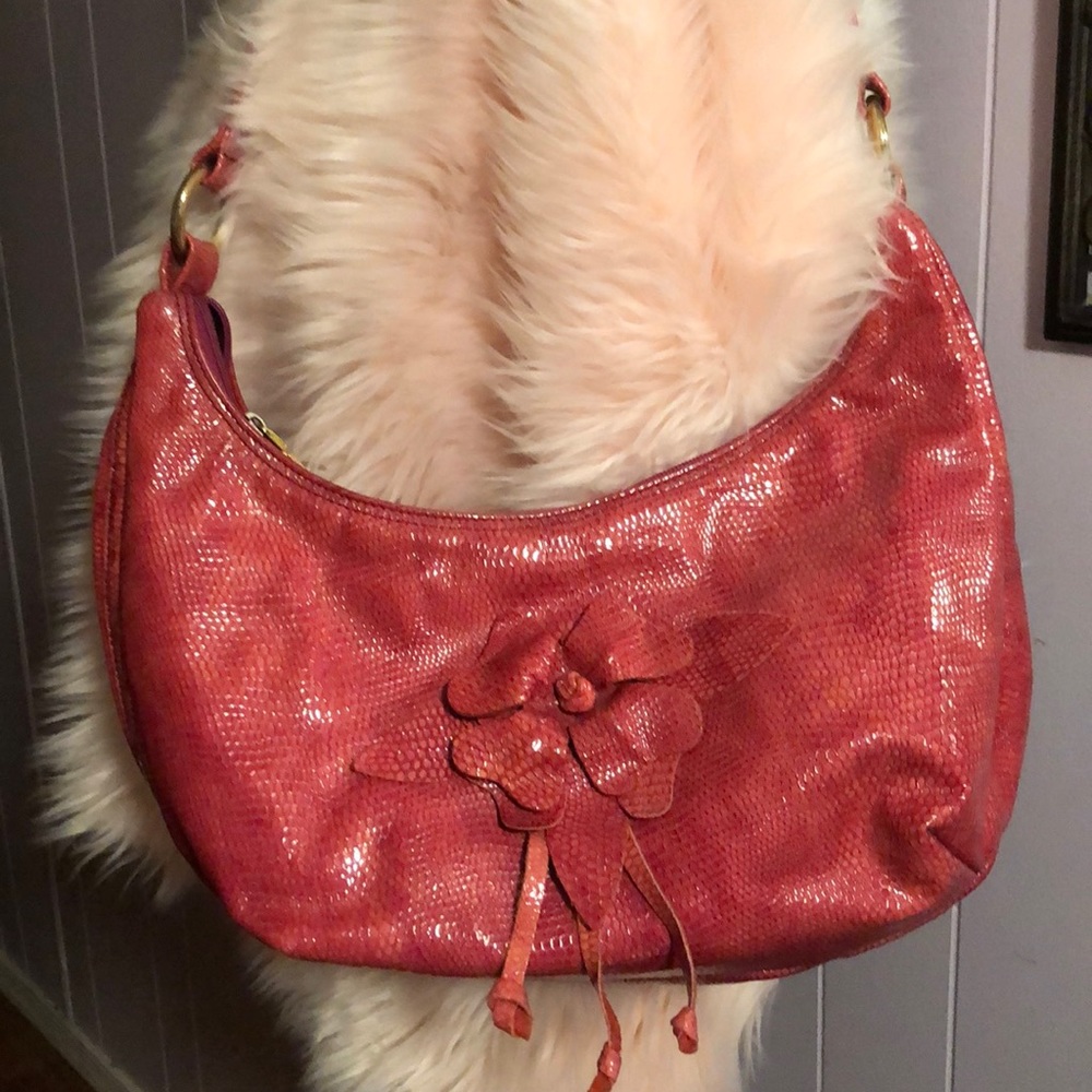 Valerie Jean Leather Pink Purse